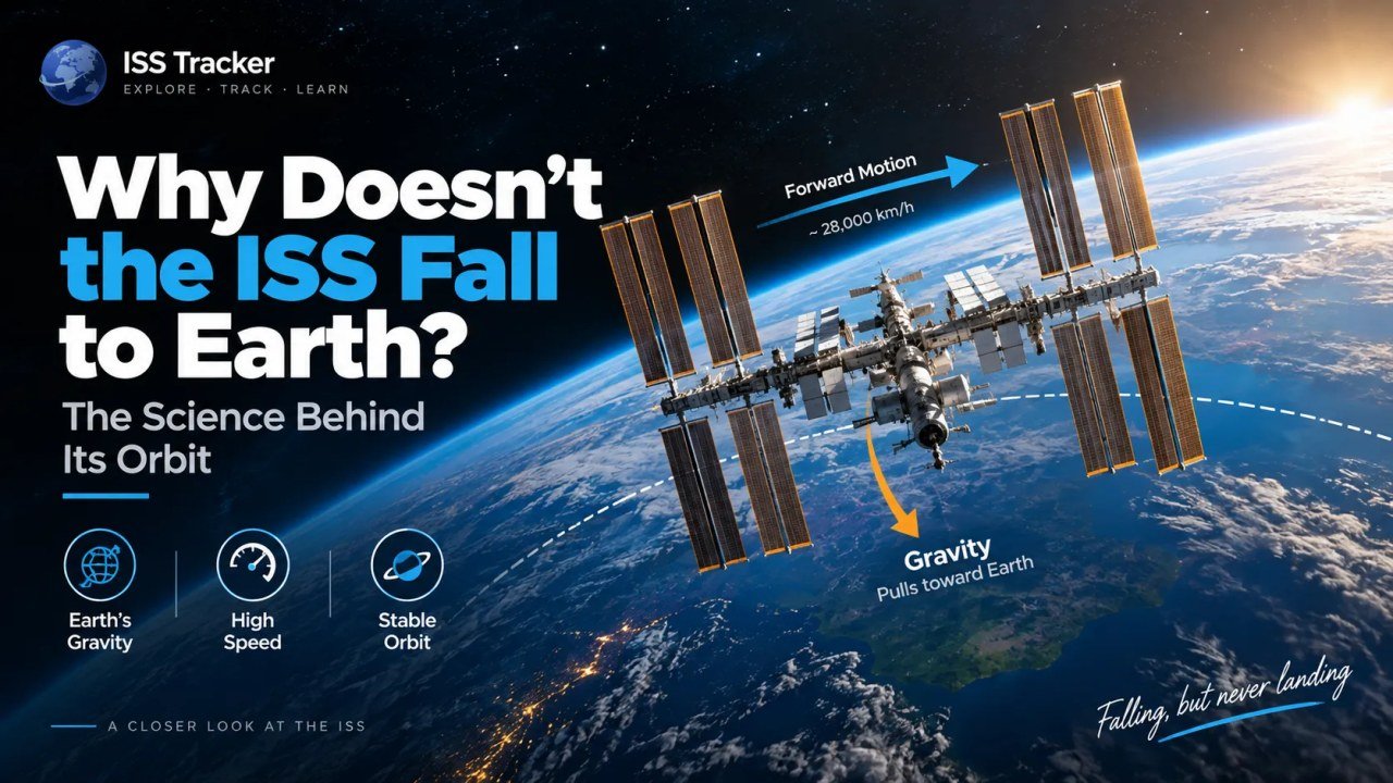 Why Doesn't the ISS Fall to Earth? The Science Behind Its Orbit